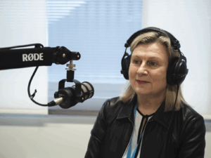 Marjo Ritmala studiossa